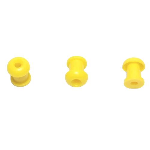 [ZB073.AR04] OAE ear tips for Titan, AT235 (with transparent probe tip), new MT10, Eclipse (with a transparent probe tip), MI24, Maico easy Tymp / 10 mm, yellow / 10 pcs / pack