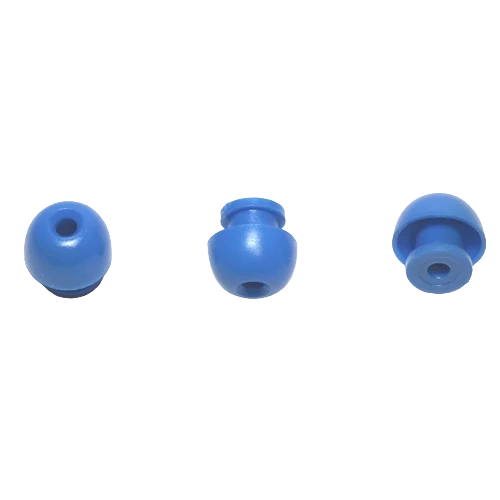 [ZB073.AR06] OAE ear tips for Titan, AT235 (with transparent probe tip), new MT10, Eclipse (with a transparent probe tip), MI24, Maico easy Tymp / 12 mm, blue / 10 pcs / pack