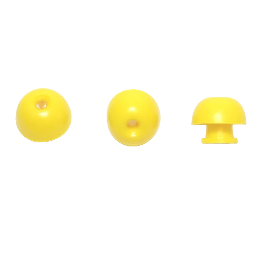 [ZB073.AR08] OAE ear tips for Titan, AT235 (with transparent probe tip), new MT10, Eclipse (with a transparent probe tip), MI24, Maico easy Tymp / 14 mm, yellow / 10 pcs / pack