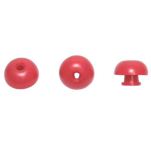 [ZB073.AR09] OAE ear tips for Titan, AT235 (with transparent probe tip), new MT10, Eclipse (with a transparent probe tip), MI24, Maico easy Tymp / 16 mm, red / 10 pcs / pack