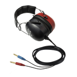 [WA035.AR04] DD65 air conduction headphones, complete (Straight, 6.3 mm, 2x mono)