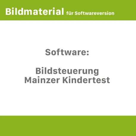[HW120.OP16] Software version - picture material for the Mainz children's speech test