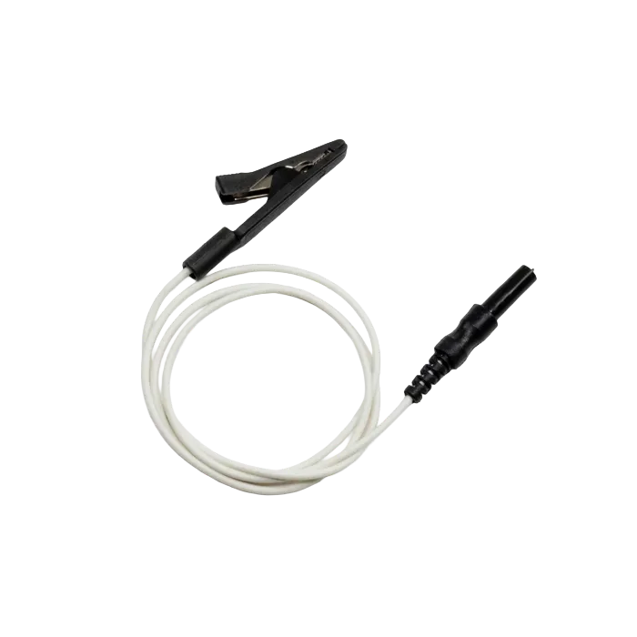 [ZB051.AR27] Sanibel electrode cable with crocodile clips, 50 cm, white