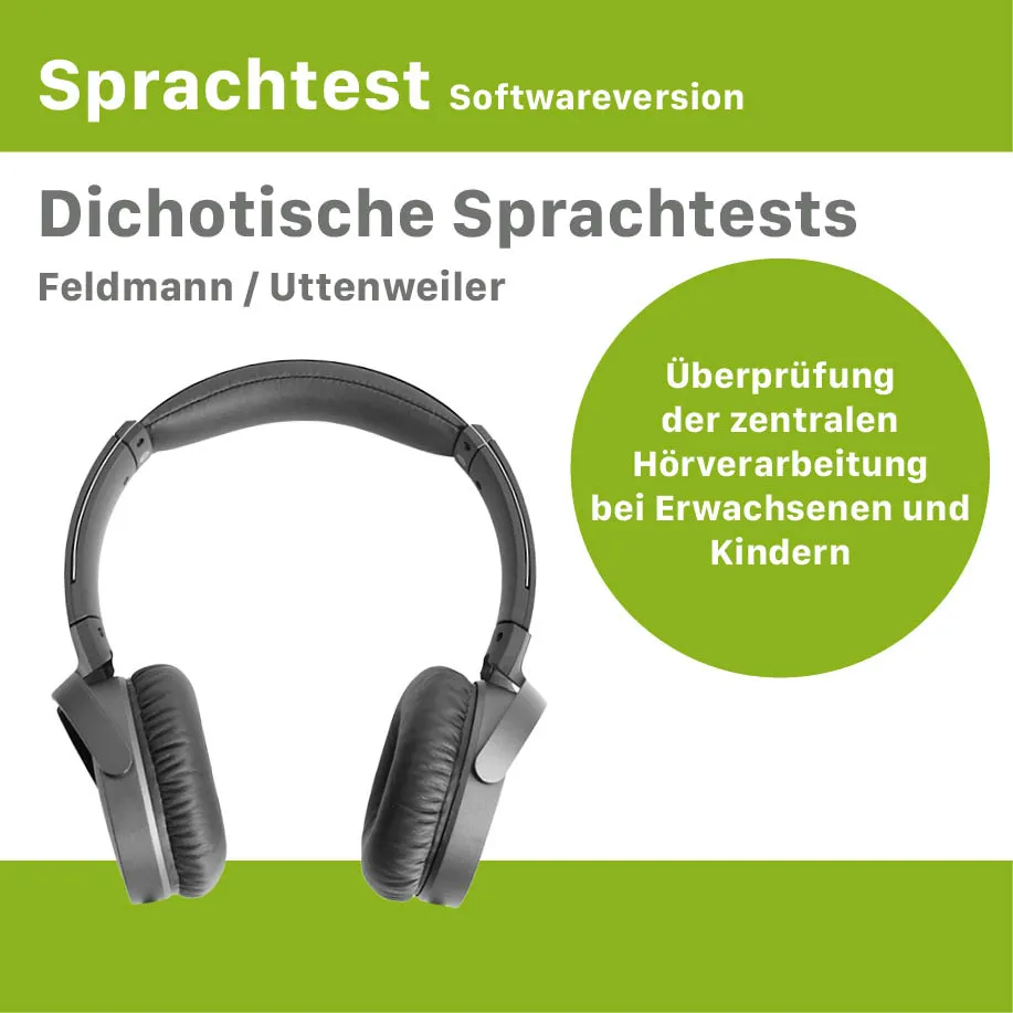 [HW120.OP03] Software version - dichotic speech tests (Feldmann / Uttenweiler)