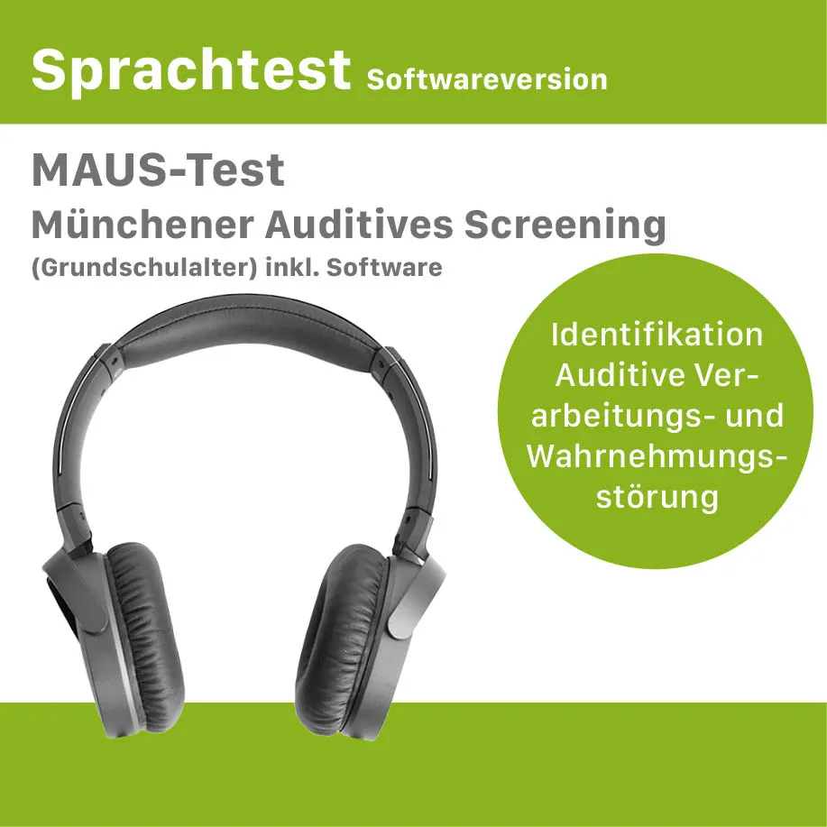 [HW120.OP13] Software version - MAUS test, Munich auditory screening (primary school age)