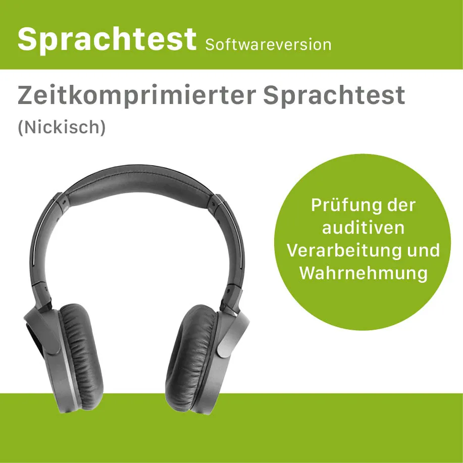 [HW120.OP10] Software version - time-compressed speech test (Nickisch)
