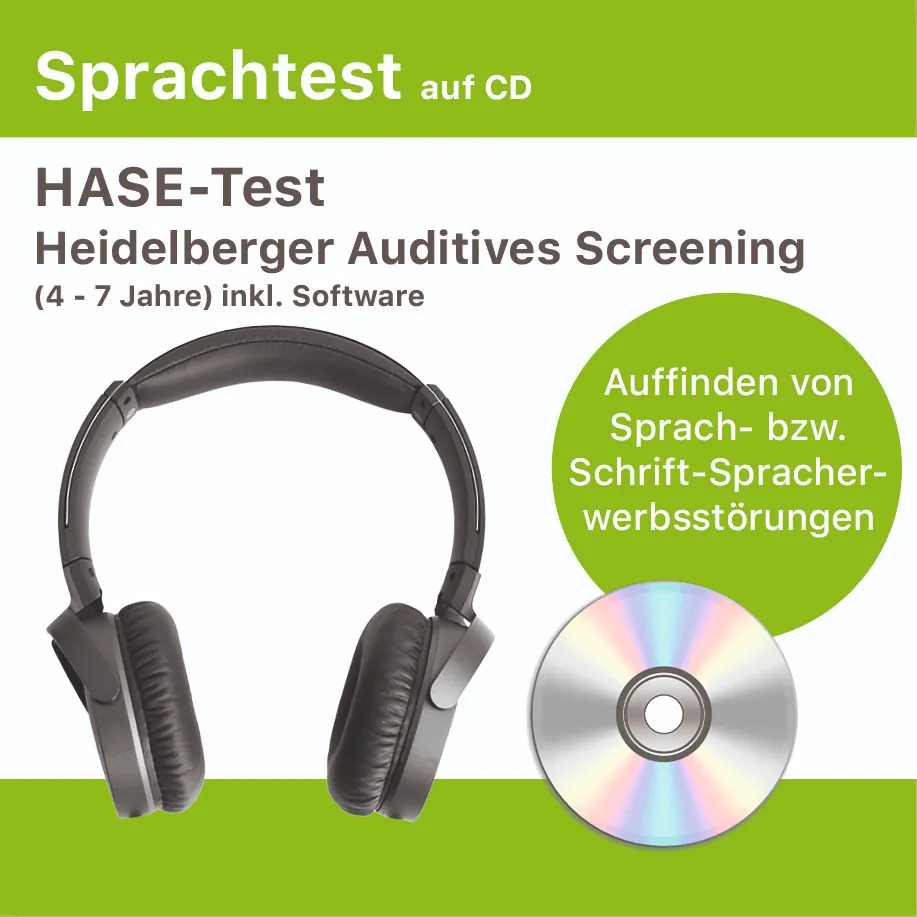 CD22 - HASE-Test Heidelberger Auditives Screening (4 - 7 Jahre) inkl. Software