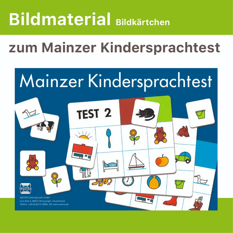 [DT001.AR04] Picture material for the Mainz children's speech test (picture cards)